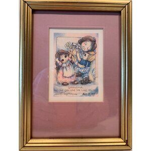 Jody Bergsma Grandma No One Can Love Me Like You Do Lithograph 1990 3218/7500